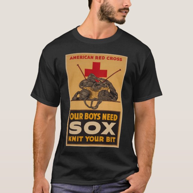 T-shirt Nos chaussettes du besoin de garçons (Devant)