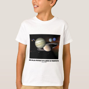 T-shirt Nos planètes de système solaire dans la