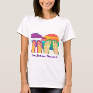 T-shirt Nos vacances d'été