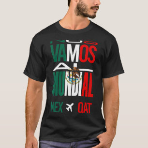 T-shirt Nos Vamos Al Mundial Mexique 2022 Mexique Pride
