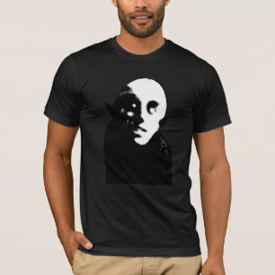 T-shirt Nosferatu déplaisant superbe font face au