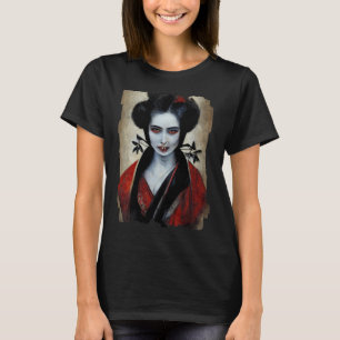 T-shirt Nosferatu Geisha   Portrait D'Un Vampire