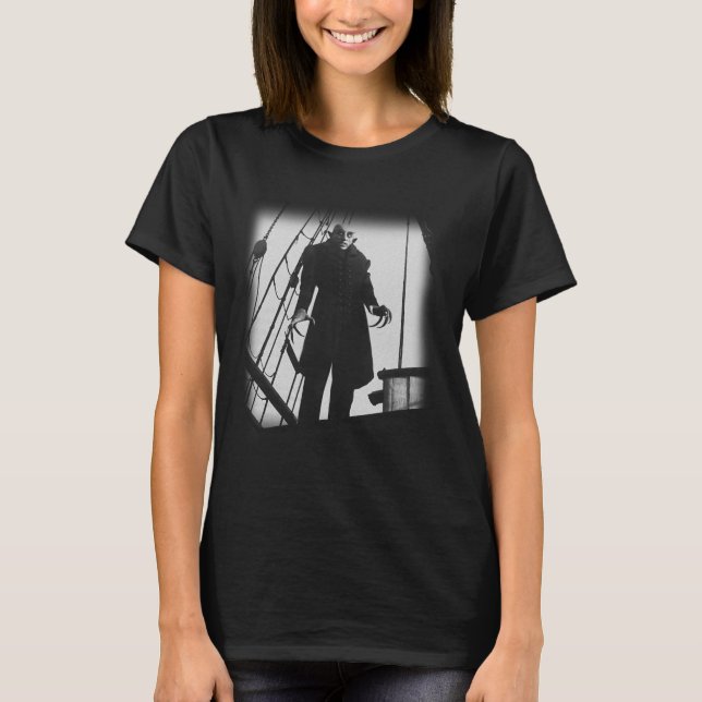 T-shirt Nosferatu Vampire Horreur Dracula Vlad Tepes Poste (Devant)