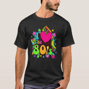 T-shirt Nostalgic I Love the 80
