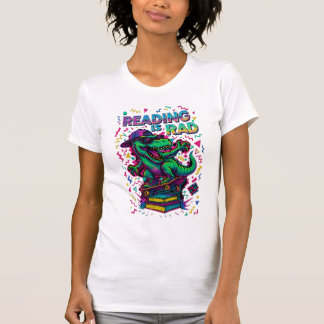 T-shirt Nostalgie des années 90 - Chemise de lecture - Cou