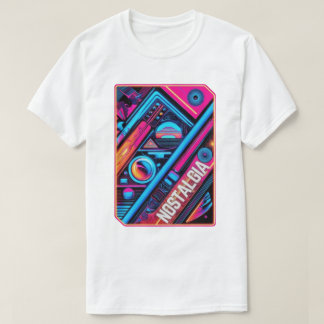 T-shirt Nostalgie du néon - Vibes Vintages