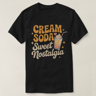 T-shirt Nostalgie sucrée Soda à la crème, Soda à l'ancienn