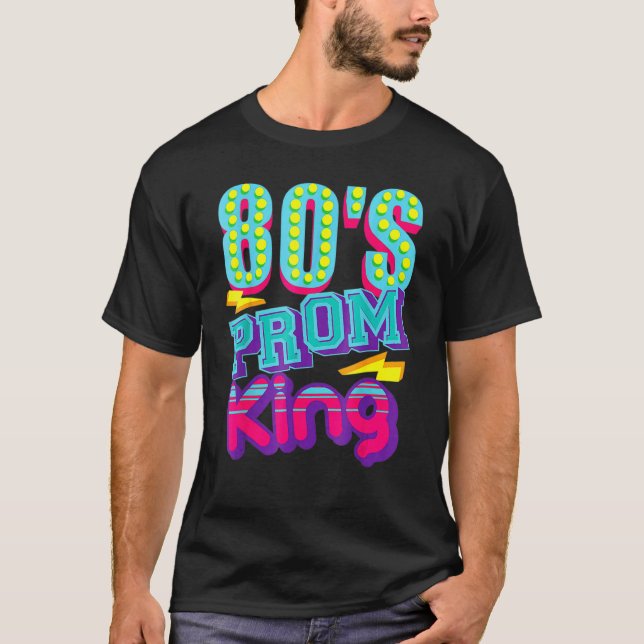 T-shirt Nostalgique de Throwback Disco Disco du Prom King  (Devant)