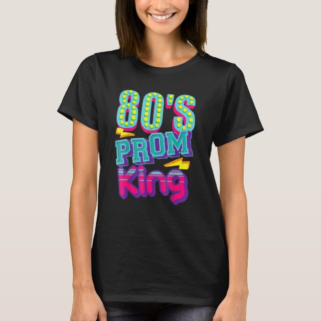 T-shirt Nostalgique de Throwback Disco Disco du Prom King  (Devant)