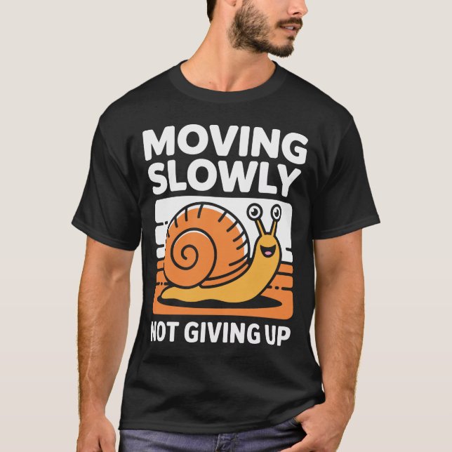 T-shirt Not Giving Up Tee (Devant)
