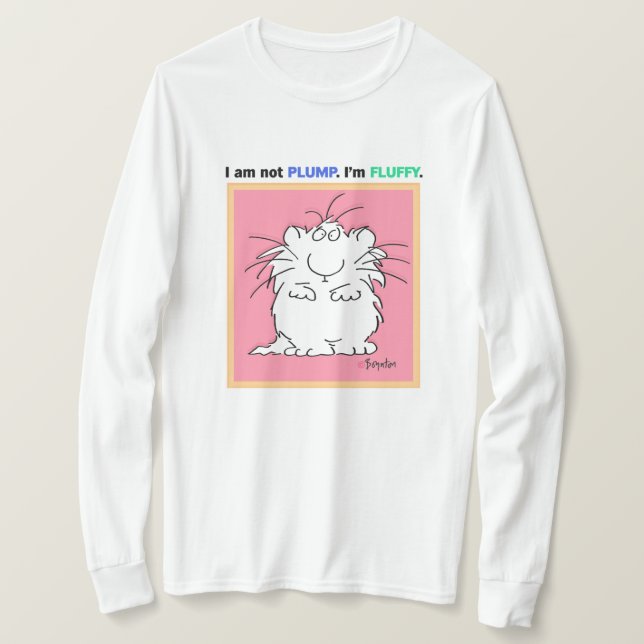 T-shirt NOT PLUMP, Fluffy Boynton (Design devant)