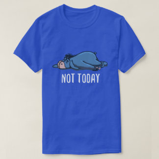 T-shirt Not Today Tired Donkey Cartoon Design