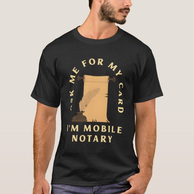 T-shirt Notaire portable (Devant)