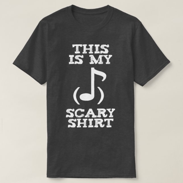 T-shirt Note de fantôme (Design devant)
