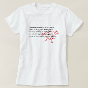T-shirt Note Drôle À L'Auto - Message Positif Motivationne