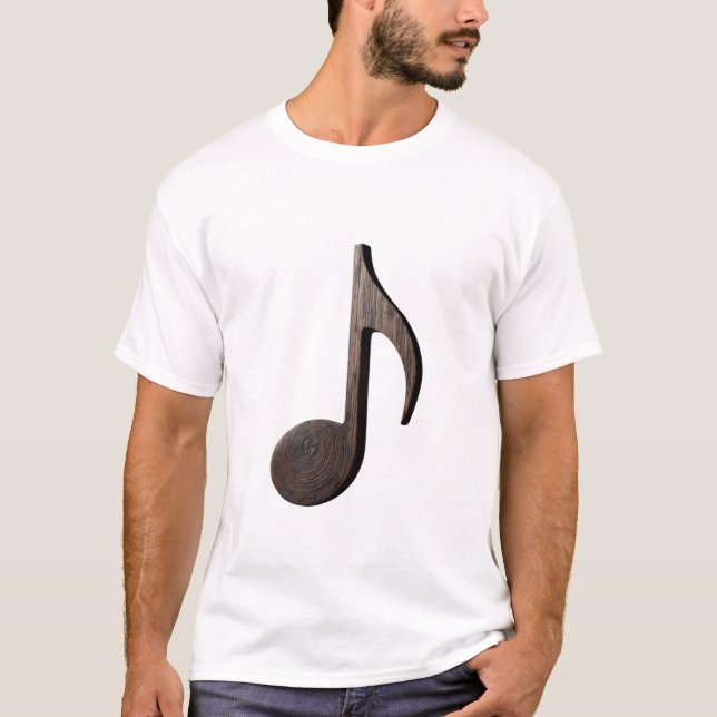 T-shirt Note musicale - huit notes (Devant)