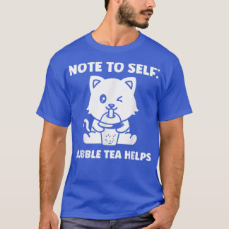 T-shirt Note sur le site bubble tea aide la Corée du Sud