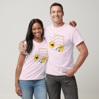 T-shirt note triste heureuse