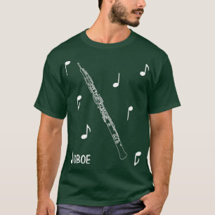 T-shirt Notes de musique Oboe