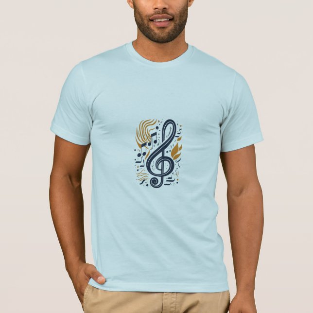 T-shirt Notes harmonieuses (Devant)