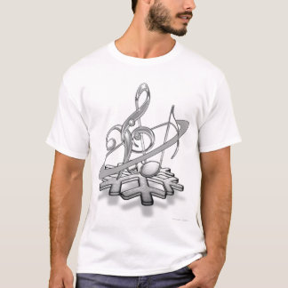 T-shirt Notes musicales
