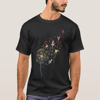 T-shirt Notes musicales et danses drôles