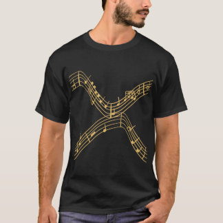 T-shirt Notes musicales Personnel de bande