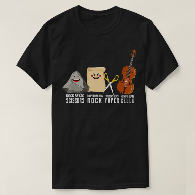 T-shirt Nothing Beats Cello  Music Apparel Cello s Cello  (Design devant)