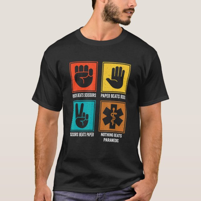 T-shirt Nothing Beats Paramedic Cool Emt Assistant Médical (Devant)