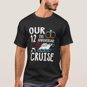 T-shirt Notre 12ème anniversaire Croisière 12 ans de maria