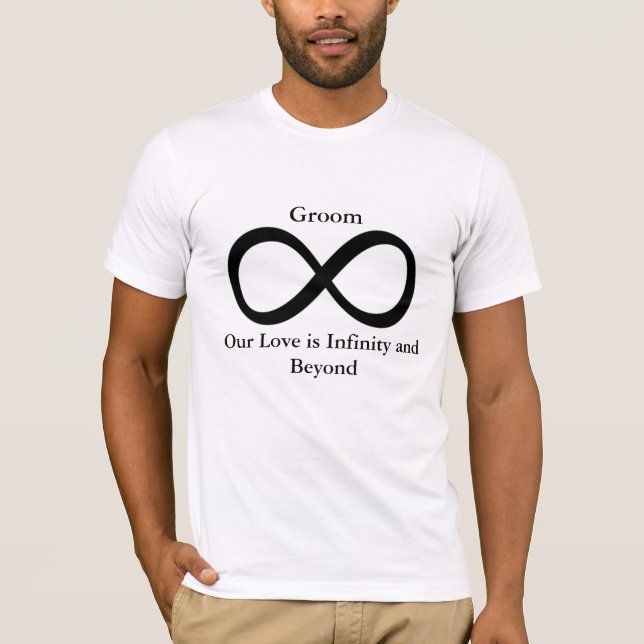 T-shirt Notre amour est l'infini et au-delà (Devant)