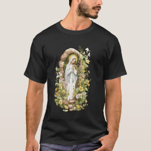 T-shirt Notre-Dame de Lourdes Marie Immaculée Mère Bienheu