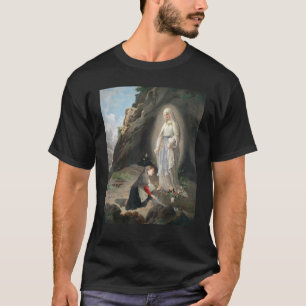 T-shirt Notre-Dame De Lourdes St Bernadette Immaculée Mari