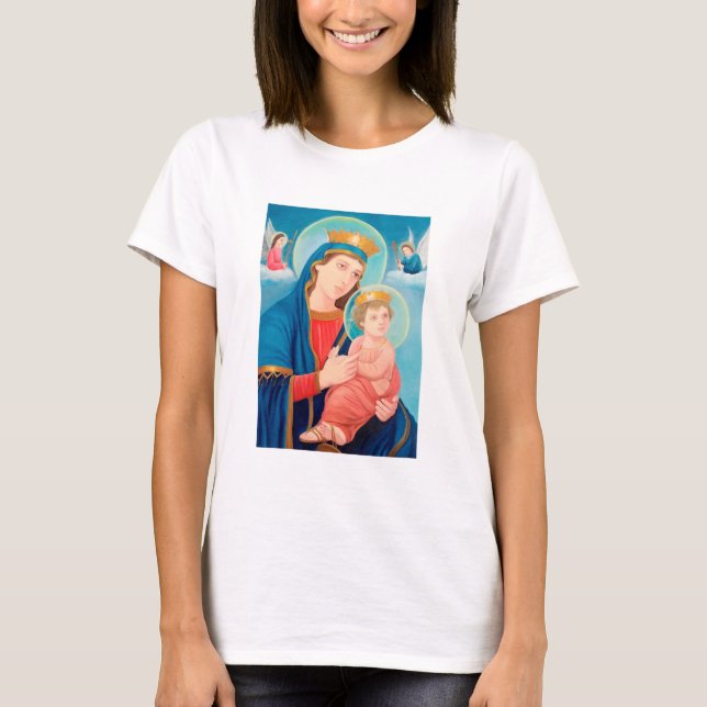 T-shirt Notre-Dame de Perpétuel aide catholique (Devant)