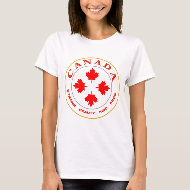 T-shirt Notre emblème du Canada (Devant)