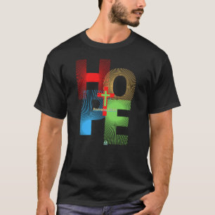 T-shirt NOTRE ESPOIR EST EN JÉSUS Romains 15:13 Christian