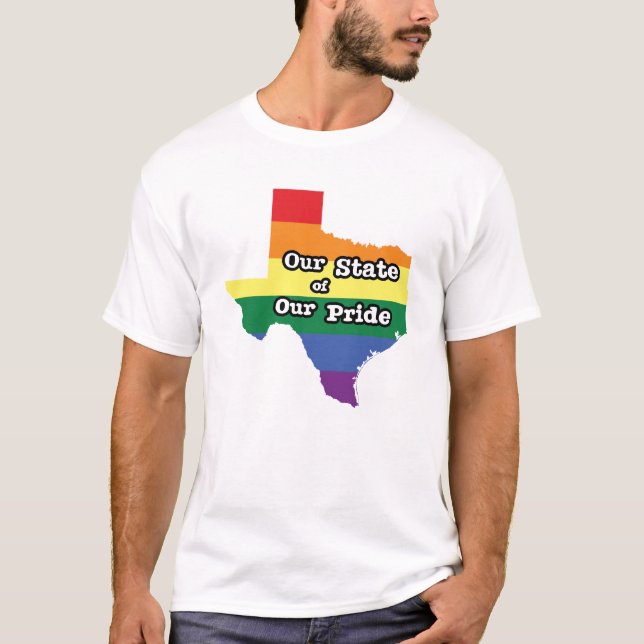 T-shirt Notre État de notre fierté| Texas (Devant)