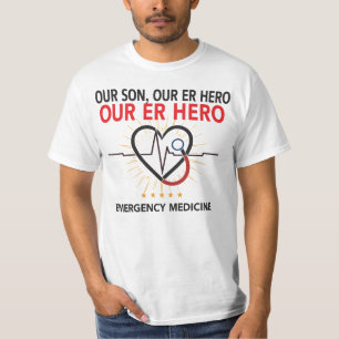 T-shirt Notre fils, notre héros de l'URGENCE