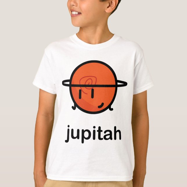 T-shirt Notre gros système solaire de graisse - Jupitah (Devant)