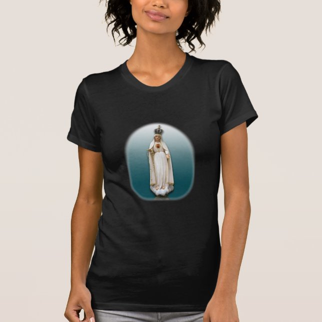 T-shirt Notre Madame de chemise de coutume de Fatima (Devant)