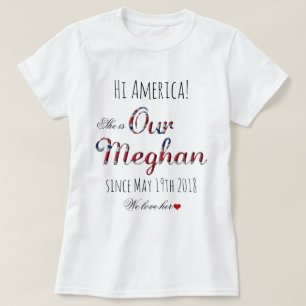 T-shirt Notre Meghan Markle Royaume-Uni Royal Mariage Fun