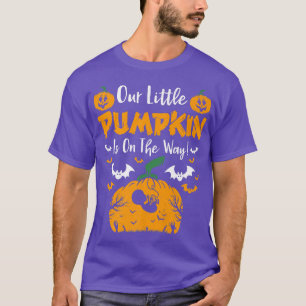 T-shirt Notre petit Citrouille est en route Halloween Preg