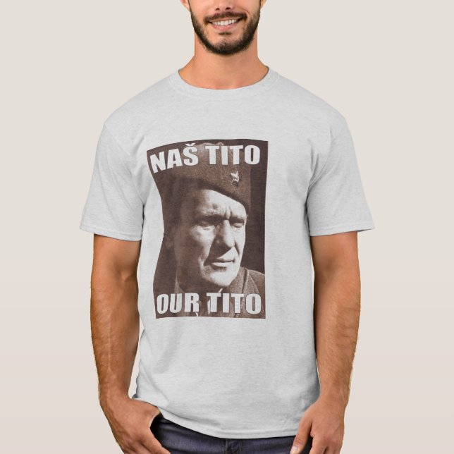 T-SHIRT NOTRE PHOTO DE TITO DE MARÉCHAL (Devant)