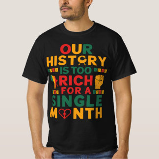 T-shirt Notre riche histoire célèbre l'année du patrimoine