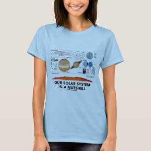 T-shirt Notre système solaire en un mot