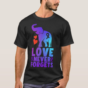 T-shirt N'oublie jamais Alzheimerheimer Elephant 1