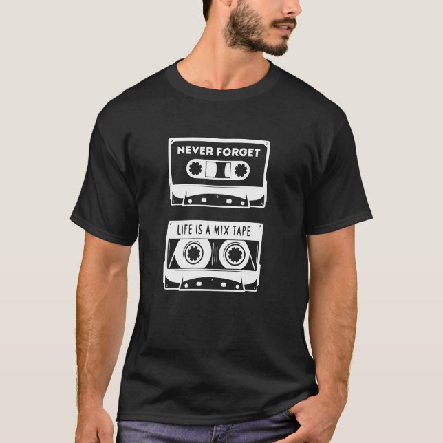 T-shirt N'Oubliez Jamais La Chemise, Bande De La Cassette  (Devant)