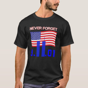 T-shirt N'oubliez jamais le 11 septembre 2001