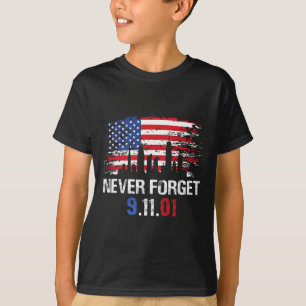T-shirt N'oubliez jamais le 11 septembre 2001 Memorial Day