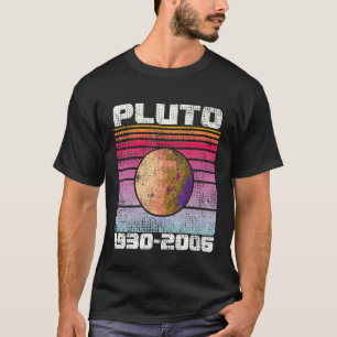 T-shirt N'oubliez jamais Pluton 1930  2006 Rétro  Espace P